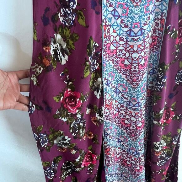 Sundance Women's Mixi Dress Summer Floral Size 6 Purple Sleeveless - Picture 5 of 8